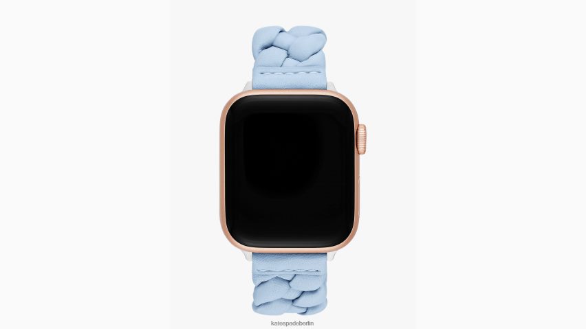 de Kate Spade Frauen Geflochtenes Lederband 38–49 mm für Apple Watch Marine NB82J21070 Zubehör