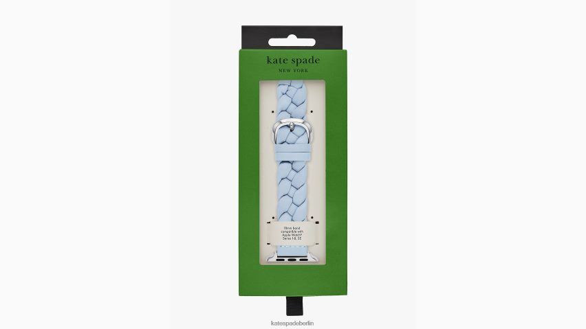 de Kate Spade Frauen Geflochtenes Lederband 38–49 mm für Apple Watch Marine NB82J21070 Zubehör