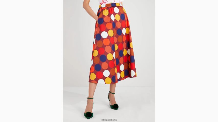 de Kate Spade Frauen Gepunkteter Party-Faillerock multi NB82J2956 Bekleidung