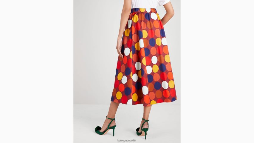 de Kate Spade Frauen Gepunkteter Party-Faillerock multi NB82J2956 Bekleidung