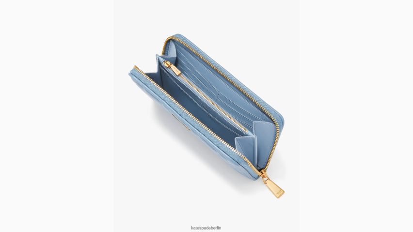 de Kate Spade Frauen Gesteppte kontinentale Brieftasche mit umlaufendem Reißverschluss von Evelyn Mantablau NB82J2395 Zubehör