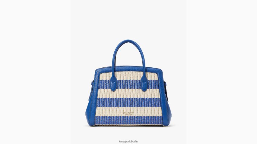 de Kate Spade Frauen Gestreifte mittelgroße Umhängetasche von Knott klassisches Blau-Multi NB82J2159 Zubehör