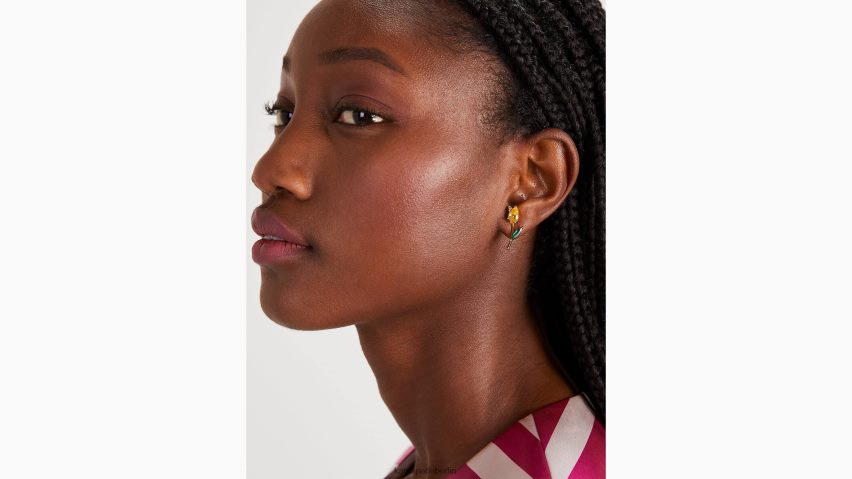 de Kate Spade Frauen Gewächshaus-Tulpenstecker gelbes Multi NB82J21045 Zubehör