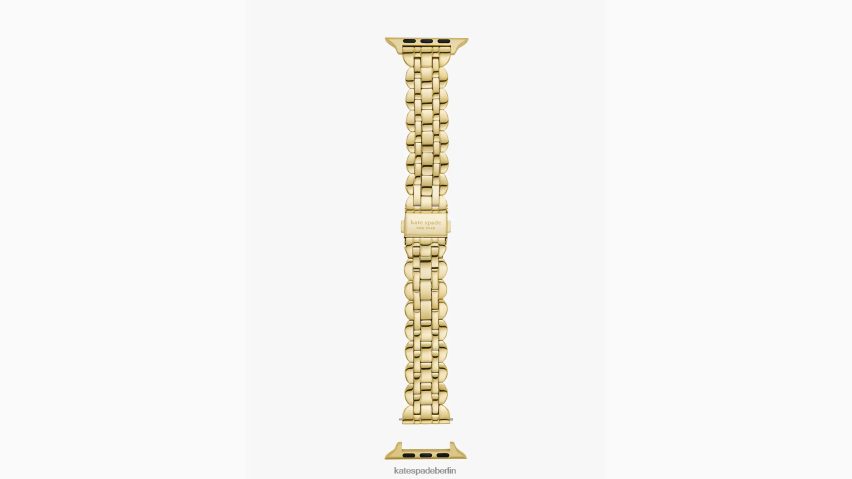 de Kate Spade Frauen Goldfarbenes gewelltes Edelstahlarmband mit 38/40-mm-Band für die Apple Watch Gold NB82J21148 Zubehör