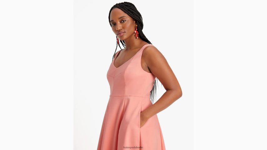 de Kate Spade Frauen Grace-Kleid aus Twill Seestern NB82J2700 Bekleidung