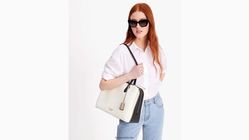 de Kate Spade Frauen Große Arbeitstasche von Hudson in Blockfarben Pergament multi NB82J2191 Zubehör