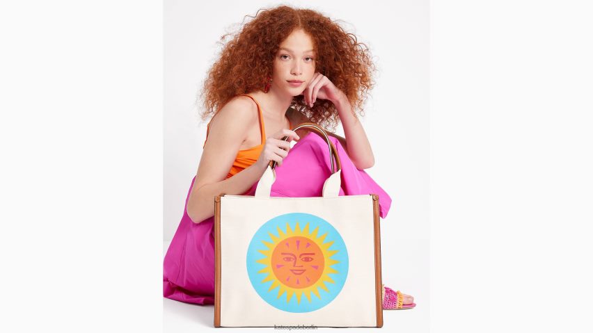 de Kate Spade Frauen Große Canvas-Tasche von Alexander Girard x New York multi NB82J218 Zubehör