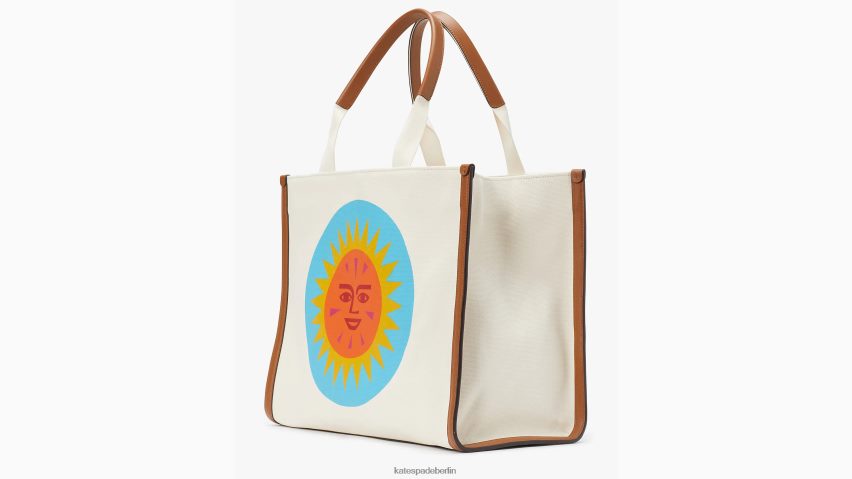 de Kate Spade Frauen Große Canvas-Tasche von Alexander Girard x New York multi NB82J218 Zubehör