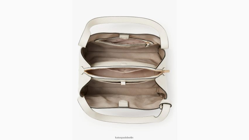 de Kate Spade Frauen Große Knoten-Umhängetasche Creme NB82J2146 Zubehör