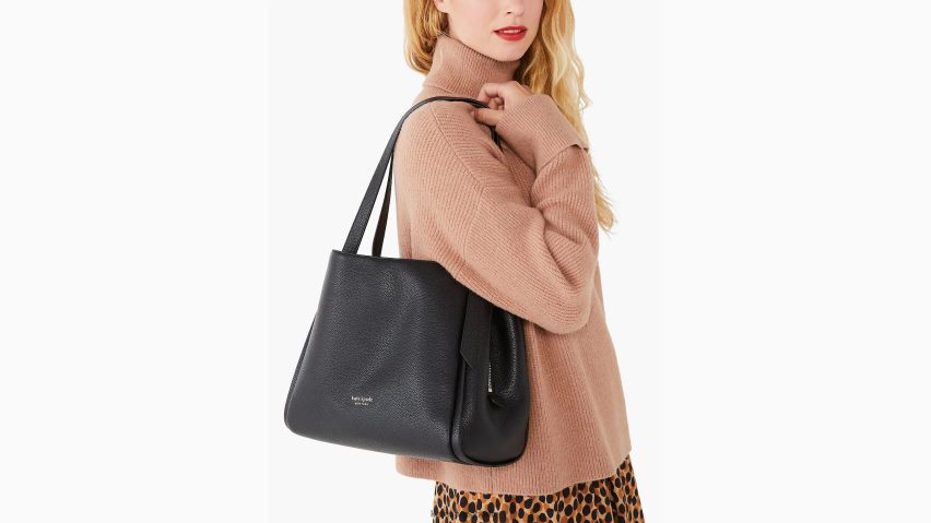 de Kate Spade Frauen Große Knoten-Umhängetasche Schwarz NB82J2143 Zubehör