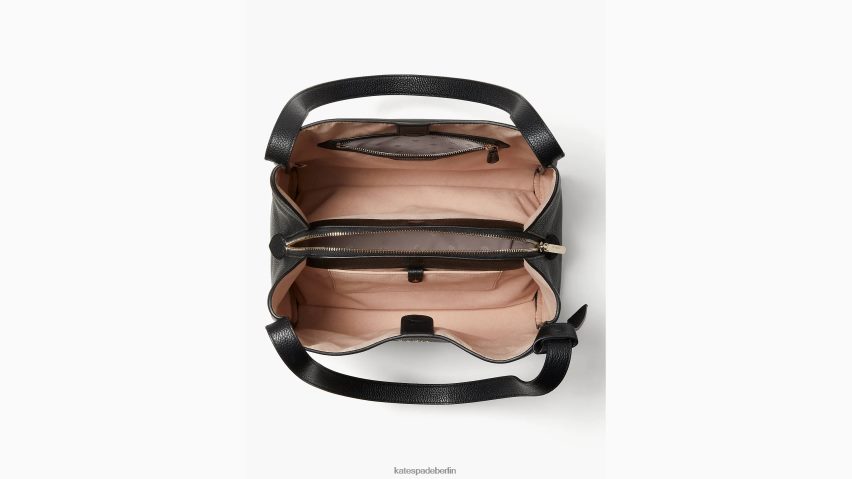 de Kate Spade Frauen Große Knoten-Umhängetasche Schwarz NB82J2143 Zubehör