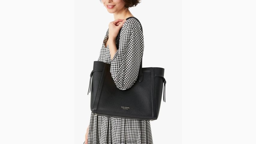 de Kate Spade Frauen Große Knotentasche Schwarz NB82J2302 Zubehör