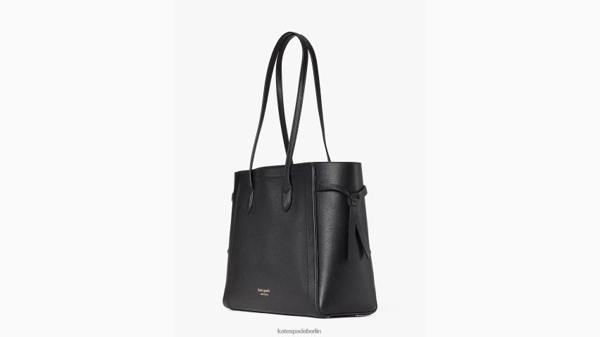 de Kate Spade Frauen Große Knotentasche Schwarz NB82J2302 Zubehör