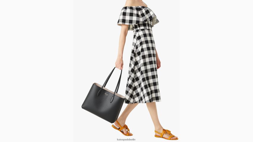 de Kate Spade Frauen Große Tragetasche für den ganzen Tag Schwarz NB82J2114 Zubehör