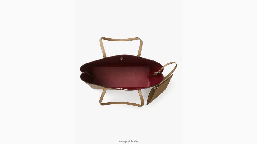 de Kate Spade Frauen Große Tragetasche für den ganzen Tag zeitloses Taupe NB82J2113 Zubehör