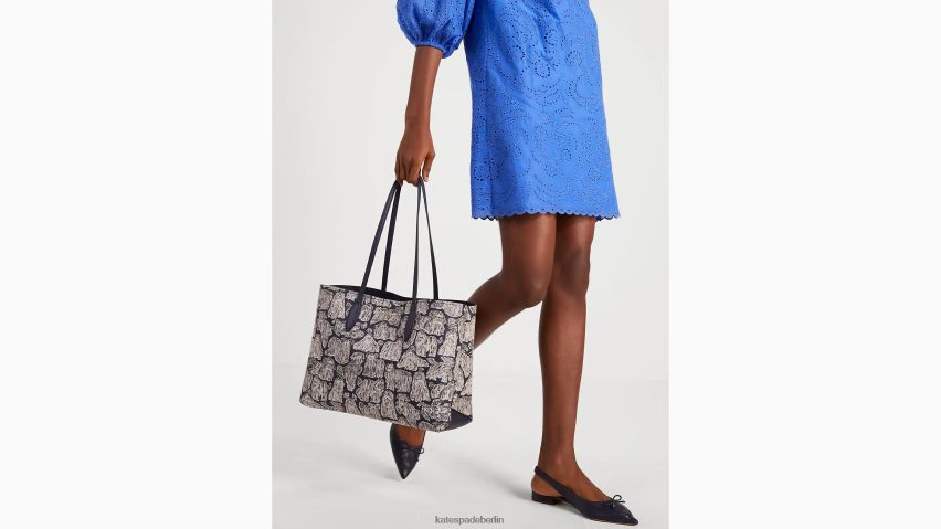 de Kate Spade Frauen Große Tragetasche für ganztägige Showhunde Blazer blau multi NB82J2309 Zubehör