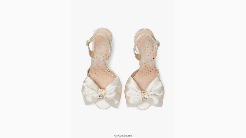 de Kate Spade Frauen Happily Slingback-Pumps Elfenbein Braut NB82J2555 Schuhwerk