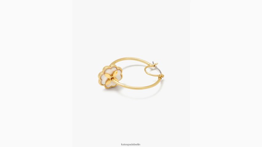 de Kate Spade Frauen Heritage Bloom Hoops creme/gold NB82J21157 Zubehör