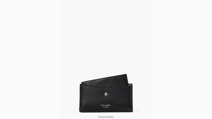 de Kate Spade Frauen Hudson Bifold-Geldbörse Schwarz NB82J2377 Zubehör