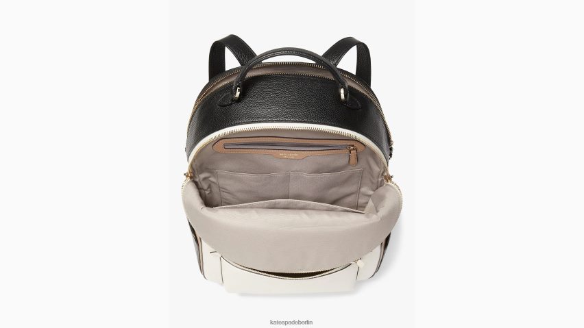de Kate Spade Frauen Hudson-Farbblock-Rucksack groß Pergament multi NB82J2221 Zubehör