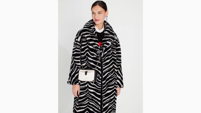 de Kate Spade Frauen Hudson-Umhängetasche mit Farbblock und Doppelreißverschluss Pergament multi NB82J2214 Zubehör