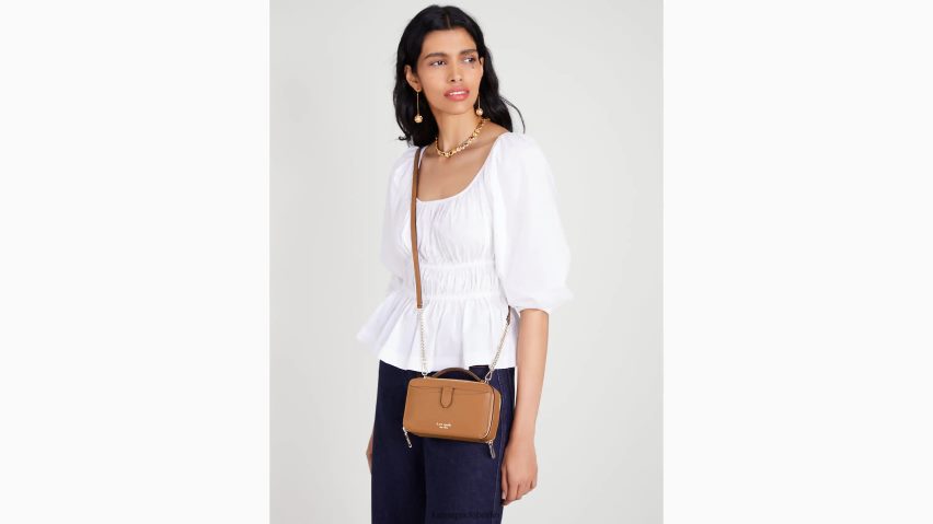 de Kate Spade Frauen Hudson-Umhängetasche mit doppeltem Reißverschluss Bungalow NB82J290 Zubehör