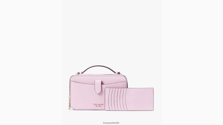 de Kate Spade Frauen Hudson-Umhängetasche mit doppeltem Reißverschluss Lavendelfrost NB82J291 Zubehör