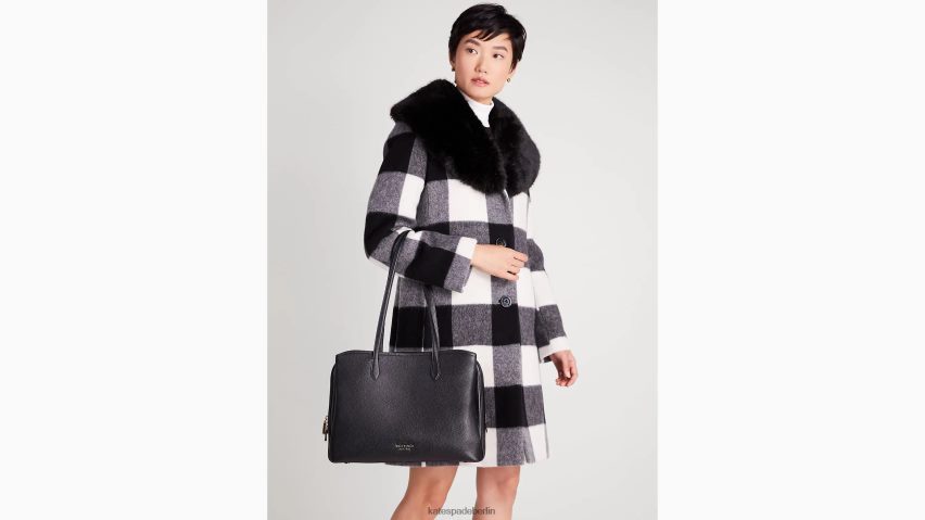 de Kate Spade Frauen Hudson große Arbeitstasche Schwarz NB82J2134 Zubehör