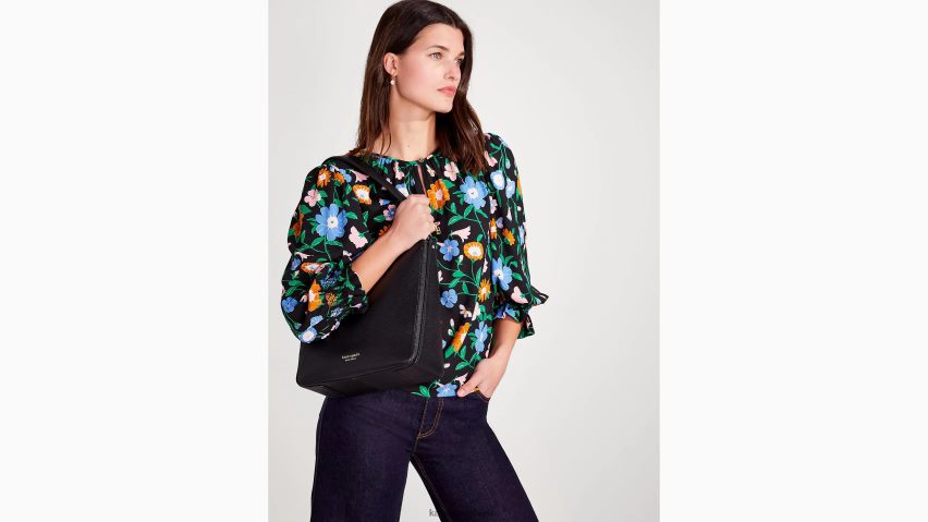 de Kate Spade Frauen Hudson große Hobo-Tasche Schwarz NB82J295 Zubehör