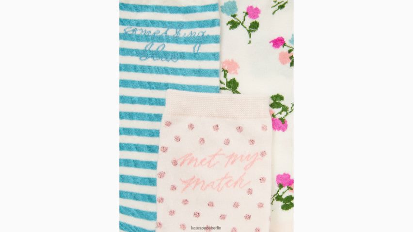 de Kate Spade Frauen Ich habe meine passenden Crew-Socken im 3er-Pack kennengelernt multi NB82J21348 Zubehör