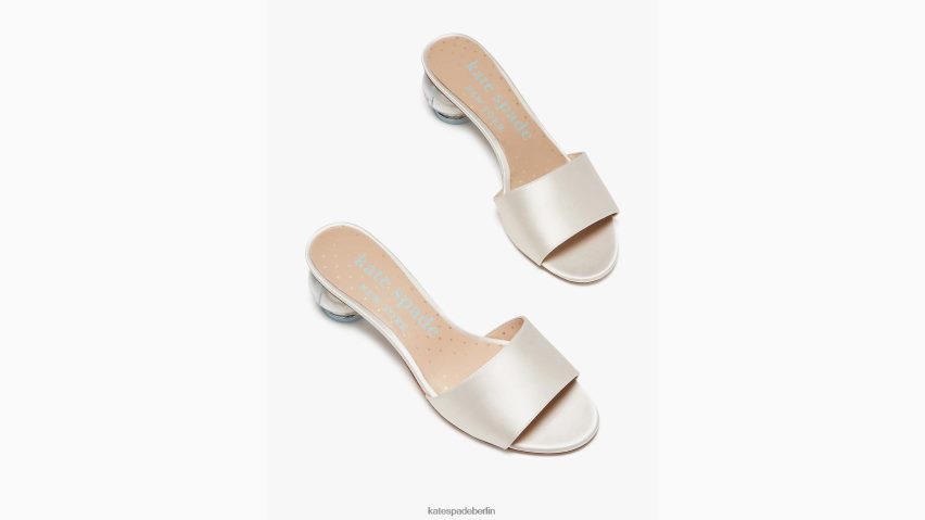 de Kate Spade Frauen Ich liebe Slide-Sandalen Elfenbein Braut NB82J2563 Schuhwerk