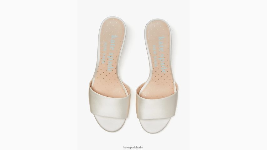 de Kate Spade Frauen Ich liebe Slide-Sandalen Elfenbein Braut NB82J2563 Schuhwerk