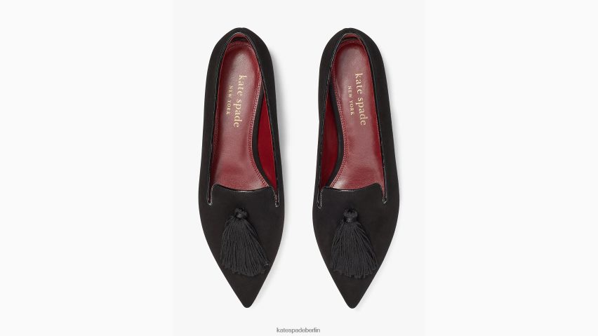 de Kate Spade Frauen Ich liebe Wohnungen Schwarz NB82J2643 Schuhwerk