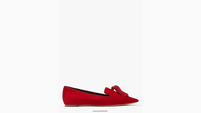 de Kate Spade Frauen Ich liebe Wohnungen tiefes Rubinrot NB82J2642 Schuhwerk