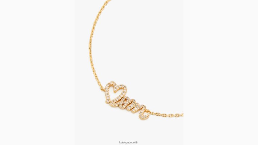 de Kate Spade Frauen Ich liebe dich Mama-Armband klar/gold NB82J21186 Zubehör