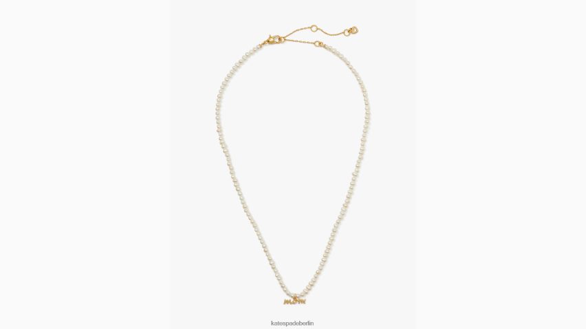 de Kate Spade Frauen Ich liebe dich Mama Perlenstrang-Anhänger weiß-multi NB82J21196 Zubehör
