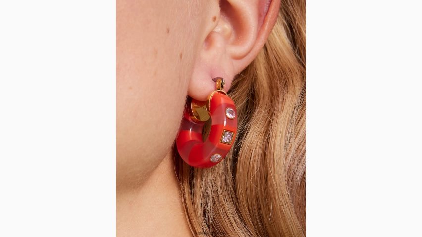 de Kate Spade Frauen Ich sehe Streifenreifen rosa multi NB82J2973 Zubehör