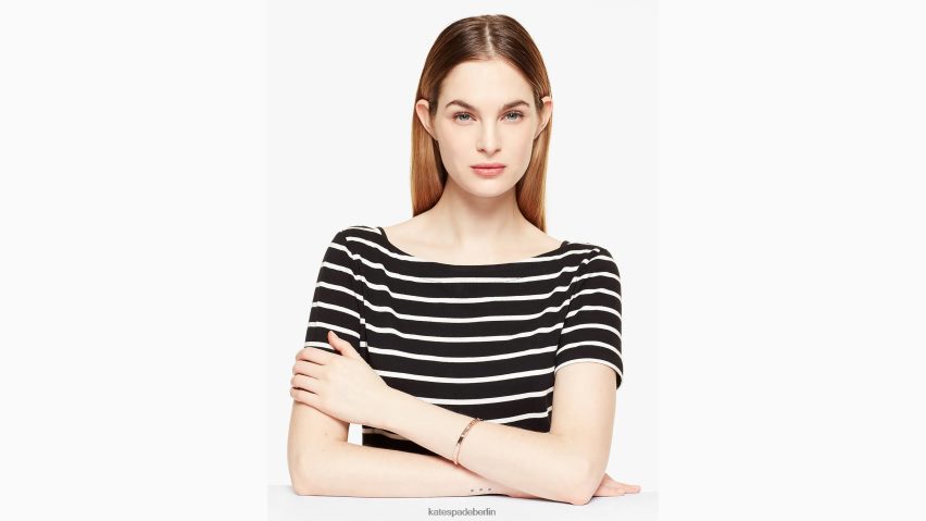 de Kate Spade Frauen In Stein gefasster Armreif mit Scharnier klar/roségold NB82J21051 Zubehör