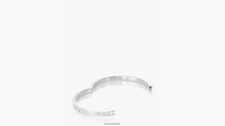 de Kate Spade Frauen In Stein gefasster Armreif mit Scharnier klar/silber NB82J21052 Zubehör
