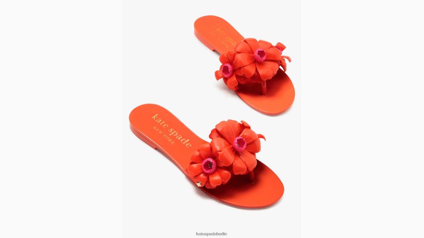 de Kate Spade Frauen Jaylee Slide-Sandalen frische Tomate NB82J2543 Schuhwerk