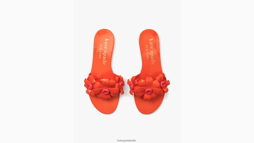 de Kate Spade Frauen Jaylee Slide-Sandalen frische Tomate NB82J2543 Schuhwerk