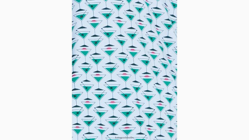 de Kate Spade Frauen Jogger-Pyjama-Set Happy-Hour-Druck NB82J2873 Bekleidung