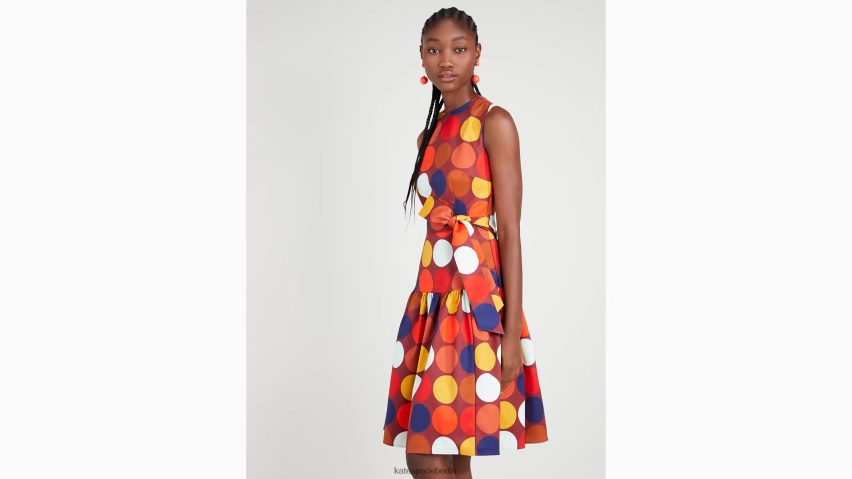 de Kate Spade Frauen Julia-Partykleid mit Punkten multi NB82J2967 Bekleidung