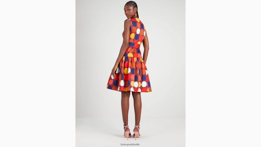 de Kate Spade Frauen Julia-Partykleid mit Punkten multi NB82J2967 Bekleidung