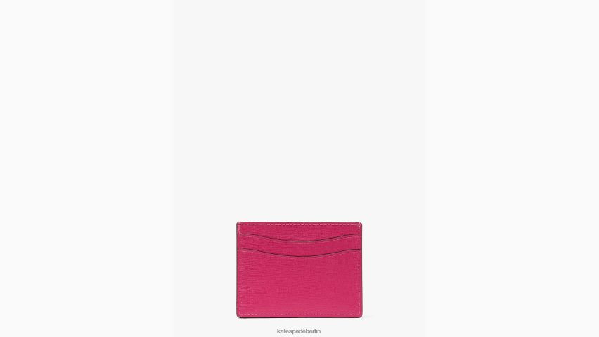 de Kate Spade Frauen Kartenetui mit Morgan-Schleife Rosa Pflaume NB82J2435 Zubehör