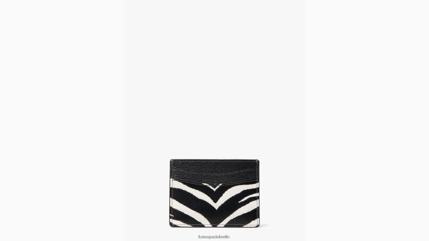 de Kate Spade Frauen Kartenetui mit Zebraprägung von Morgan schwarz-multi NB82J2473 Zubehör