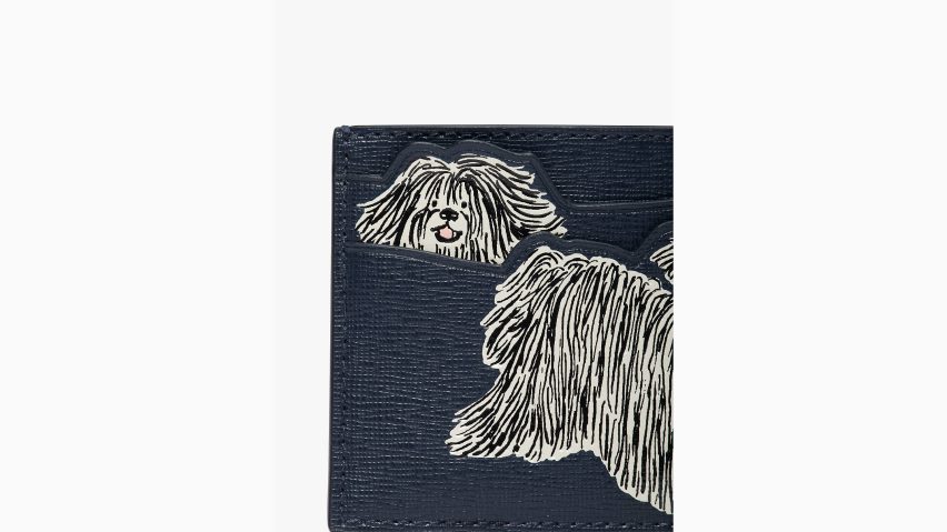 de Kate Spade Frauen Kartenetui mit Zottelprägung Blazer blau multi NB82J2416 Zubehör