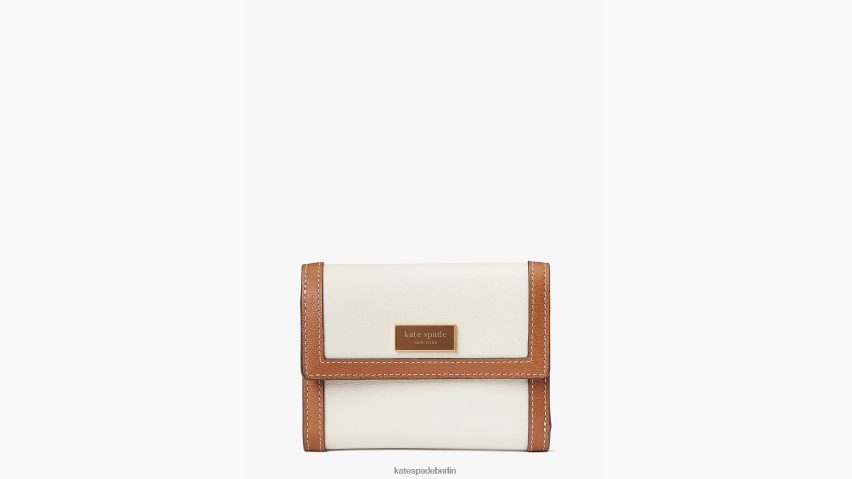de Kate Spade Frauen Katy-Brieftasche mit Klappe und Farbblockdesign Halo weiß multi NB82J2453 Zubehör