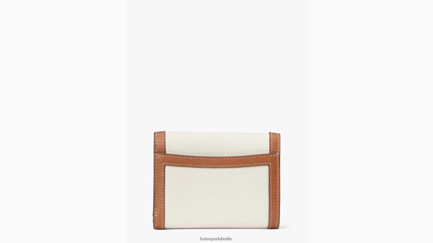 de Kate Spade Frauen Katy-Brieftasche mit Klappe und Farbblockdesign Halo weiß multi NB82J2453 Zubehör