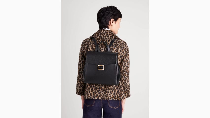 de Kate Spade Frauen Katy Rucksack mit mittlerer Klappe Schwarz NB82J2292 Zubehör